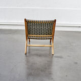 Armchair vintage and braiding