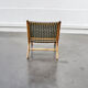 Fauteuil vintage et tressage