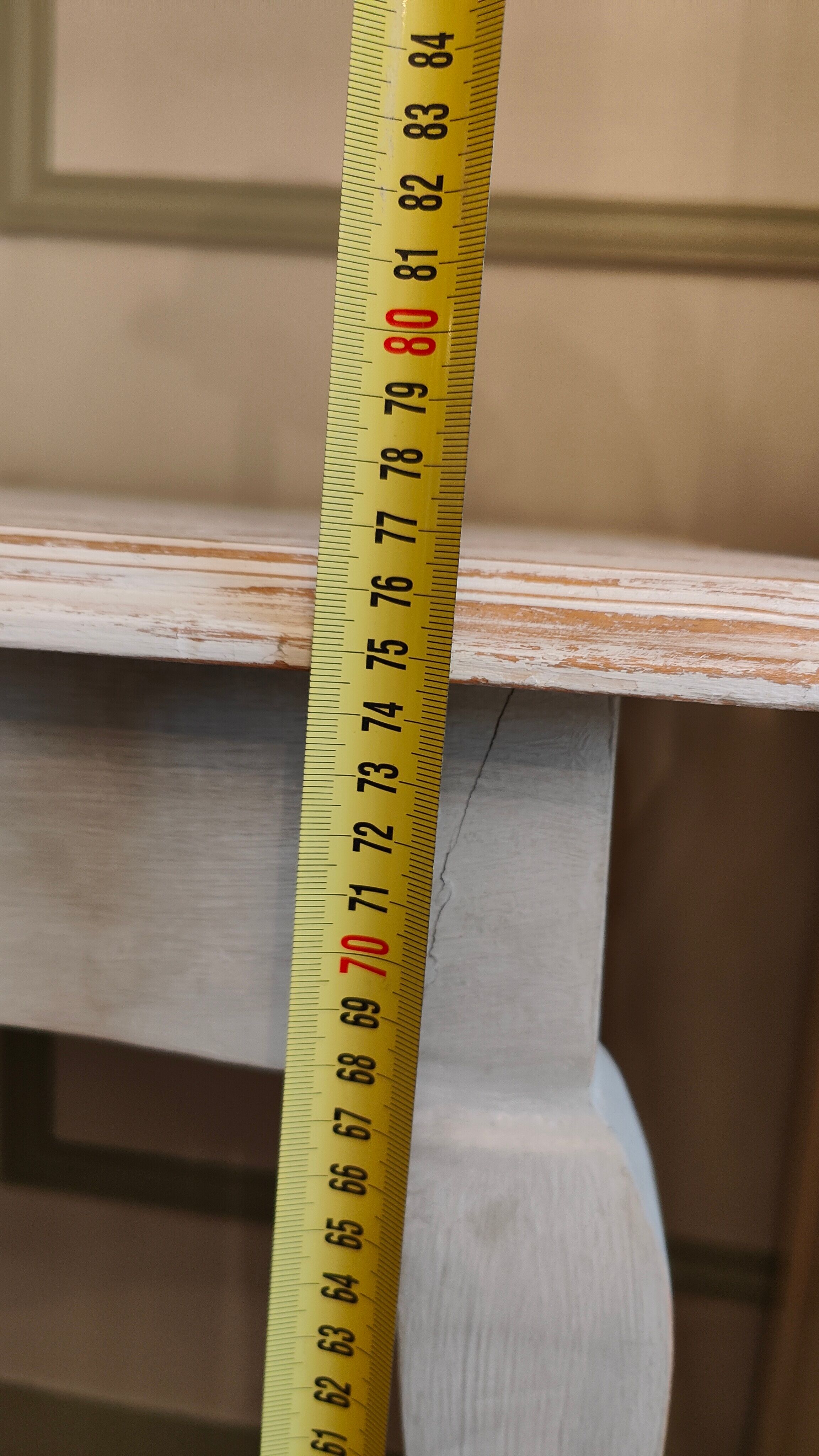 Bleached wood secretary Roche Bobois romantic style