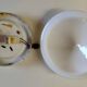 Ceiling light or conical opaline globe wall light - 80s/90s