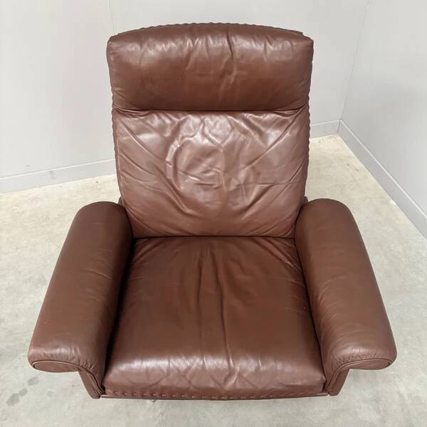 De Sede DS31 lounge chair with ottoman, Switzerland 1970s