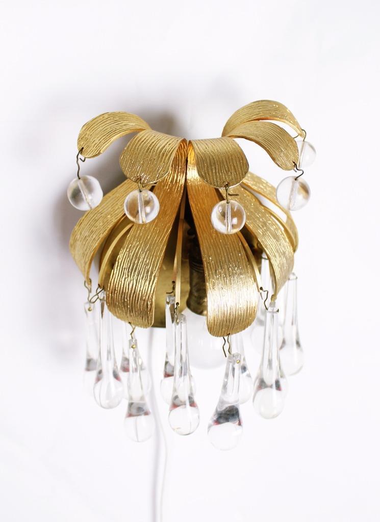 Pair of wall lamps by Palwa Germany 1970's