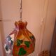 Tiffany-style stained glass pendant light