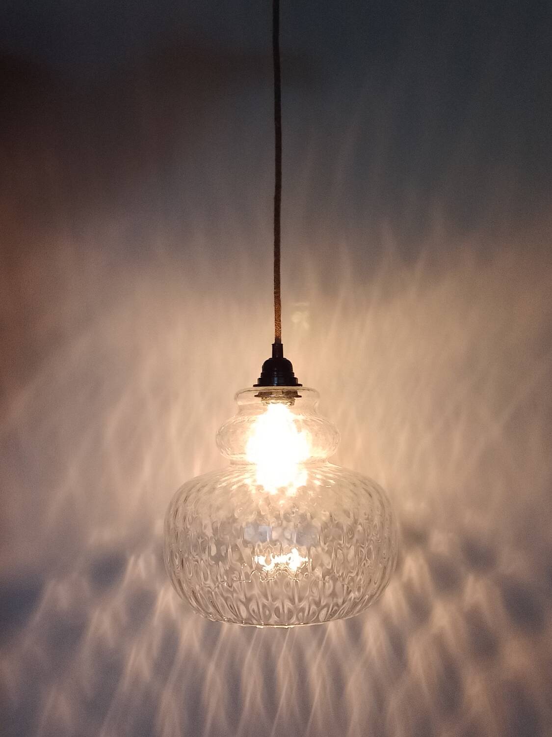 Xl glass pendant light