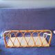 1960s rattan wall shelf
