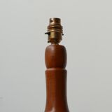 Lampe de table de spécimen en bois du milieu du siècle