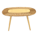 ULUV Rattan Coffee Table by Jan Kalous, Czechoslovakia, 1970s