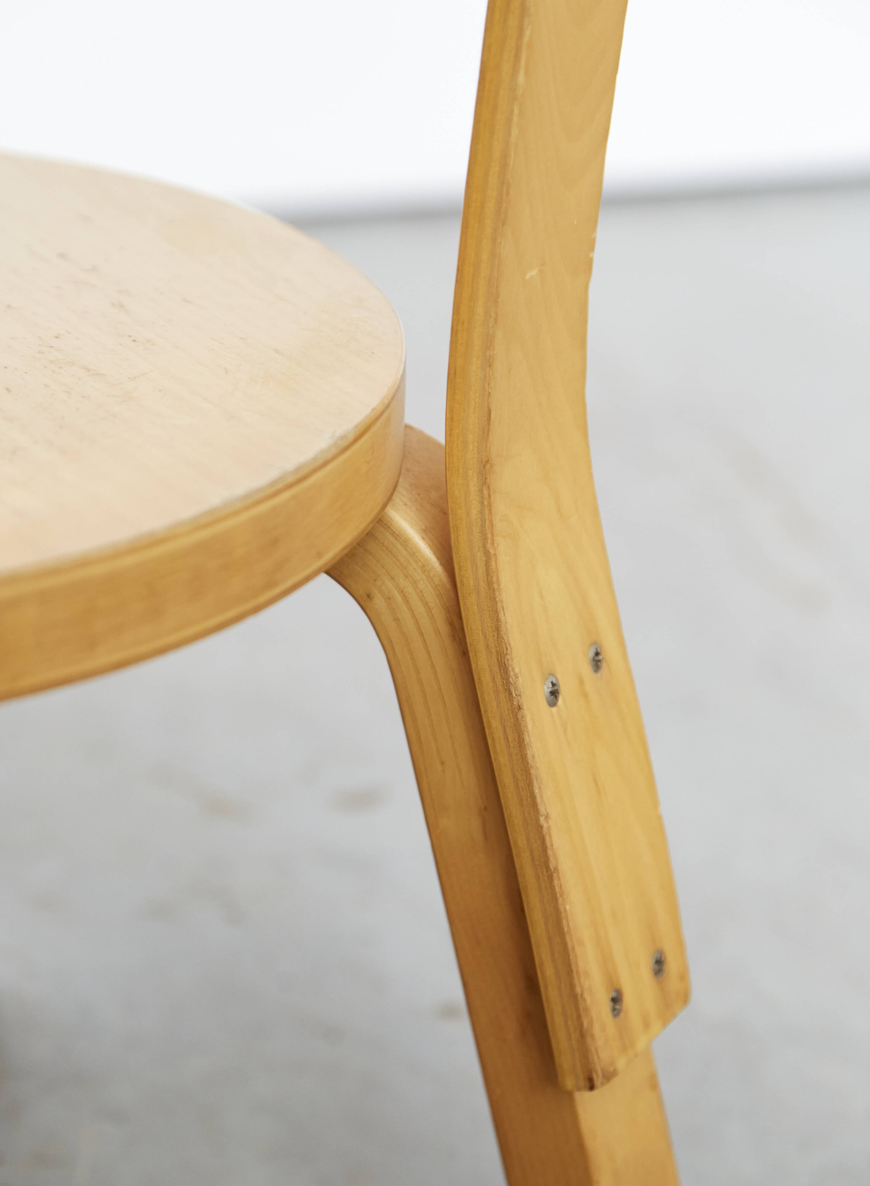 Paire de chaises d'enfant Alvar Aalto N65 pour Artek