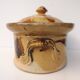 Old glazed terracotta terrine