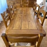 Dining table and chairs