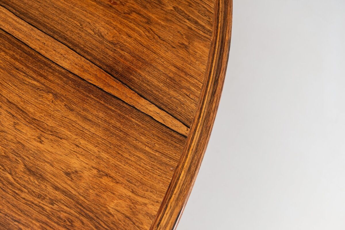 Arne Vodder oval dining table model 212 in rosewood Sibast Denmark 1960