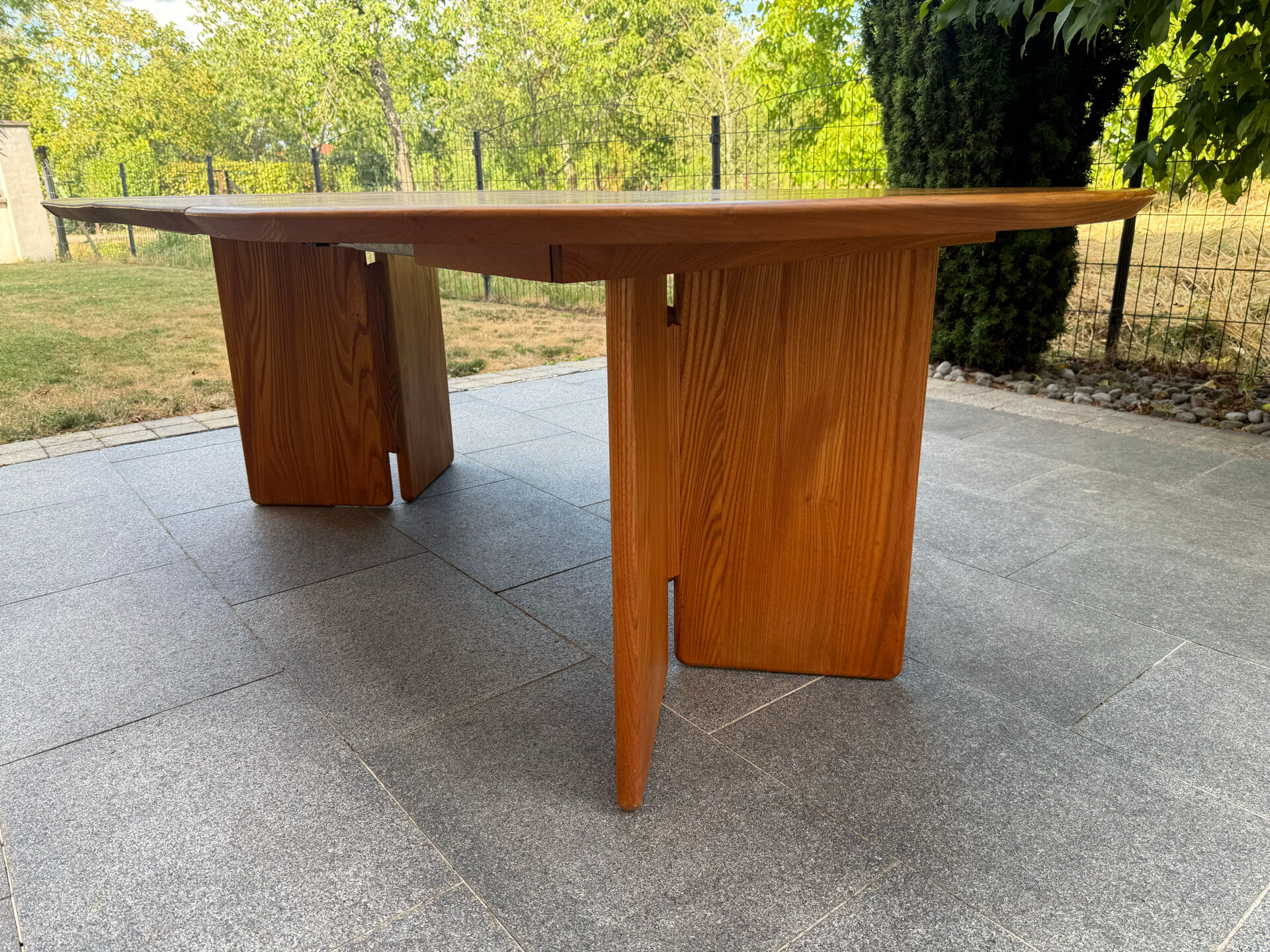 Scandinavian extendable dining table 1970