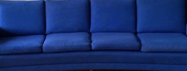 Vintage Scandinavian wool sofa