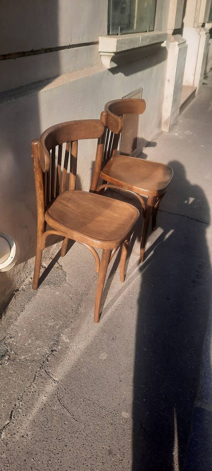 Paire de chaises bistrot