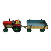 Friction metal tractor and trailer