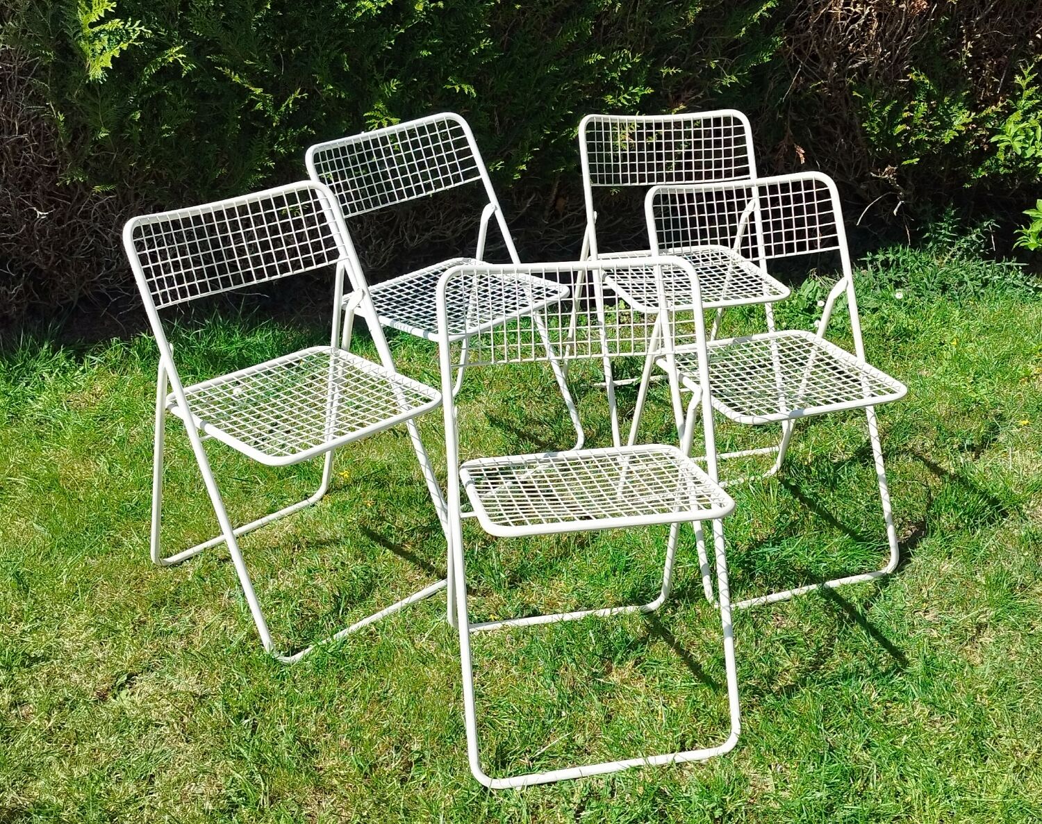 5 folding chairs Ted Net Niels Gammelgaard Ikea 1970