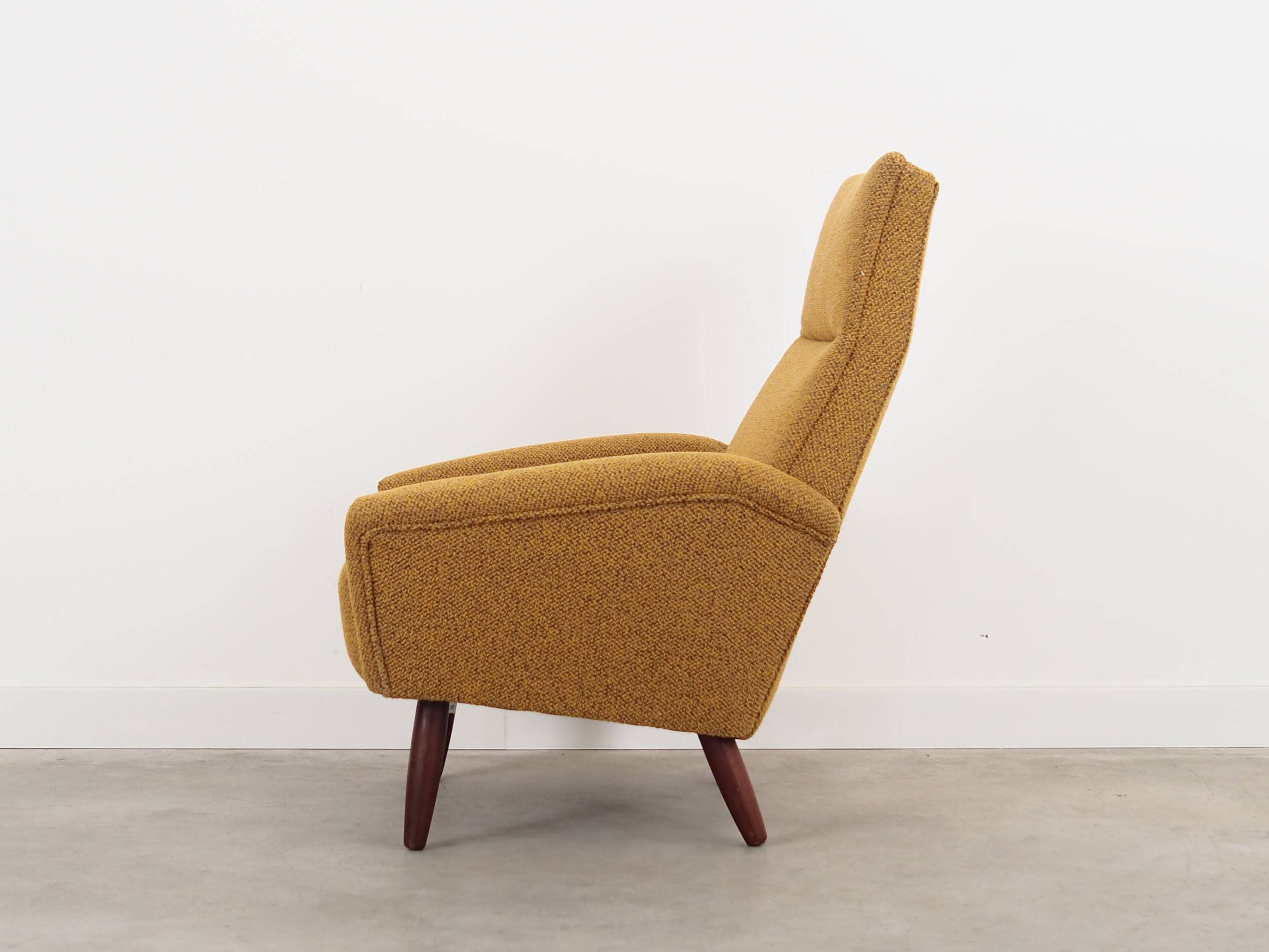 Teak armchair, Danish design, 1970s, production: Denmark