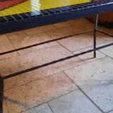Metal coffee table and tiles year 50