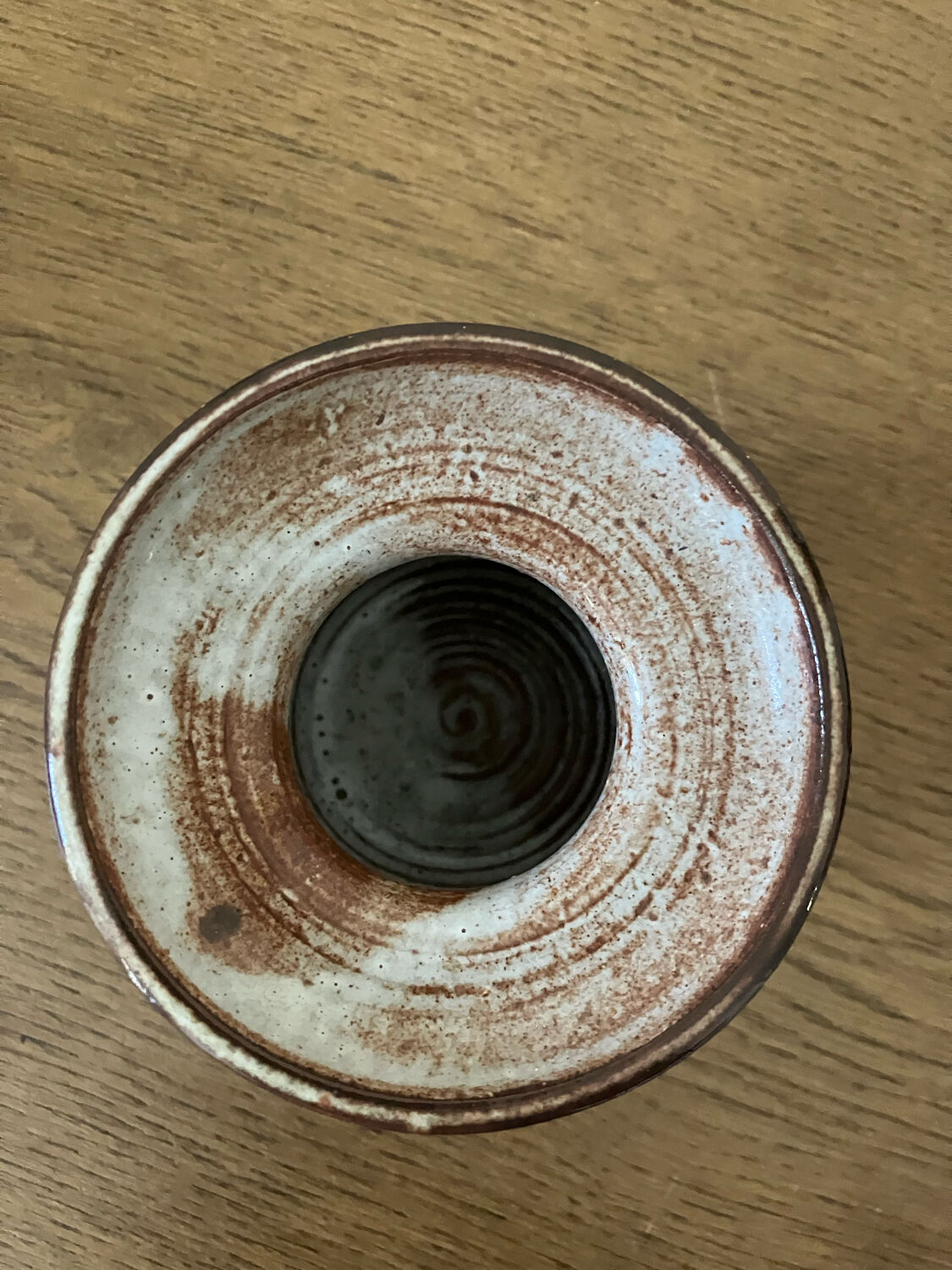 Vintage ceramic soliflore signed