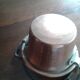 Small cauldron . hammered copper