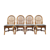 Chaises rotin et bambou