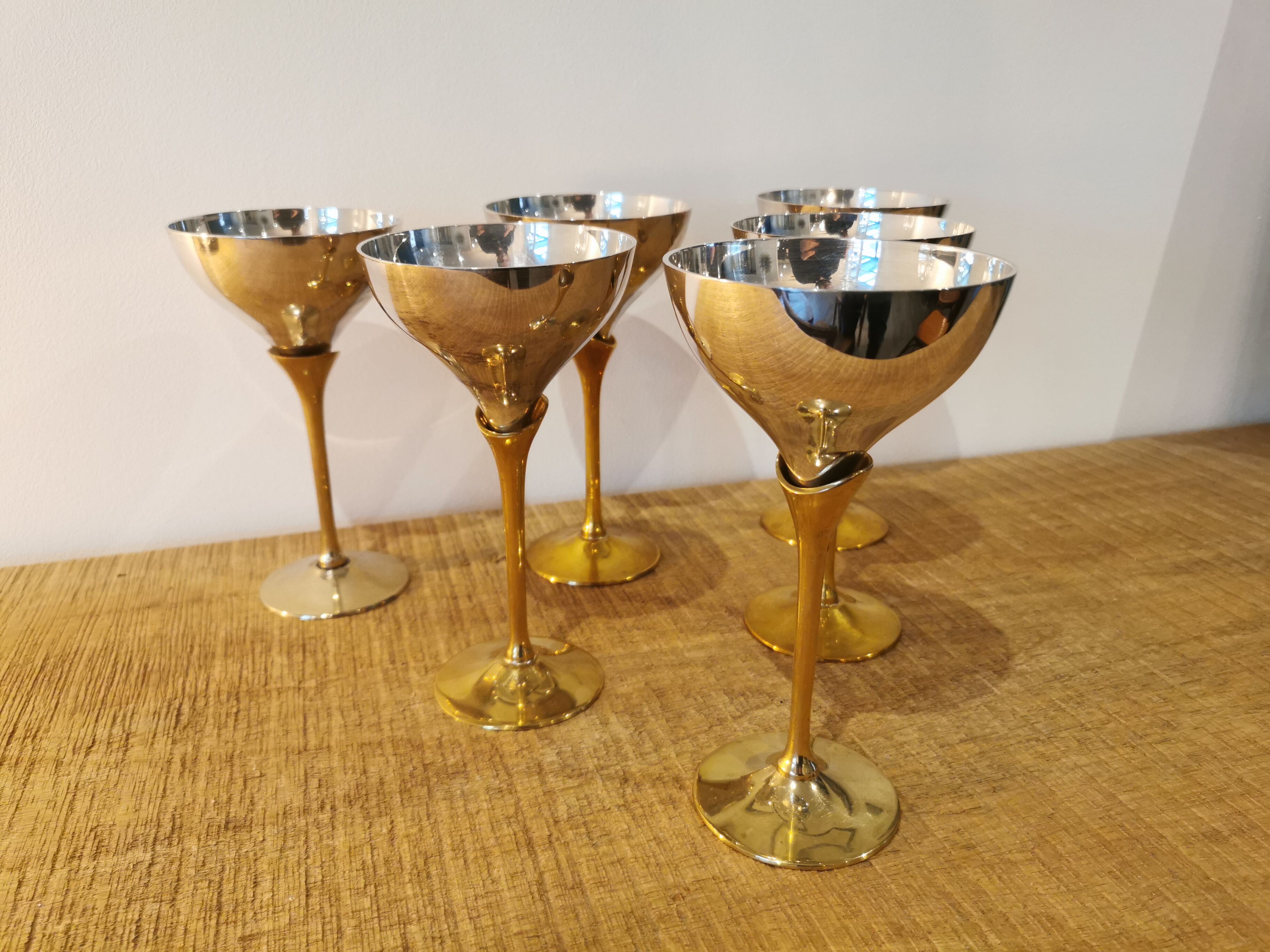 6 coupes de champagne