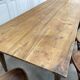 Grande table chêne et sapin patine miel