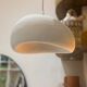 Minimalist cloud suspension design white - D30 cm
