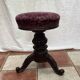 Napoleon III piano stool dimension: height -55cm- diameter -35cm-