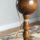 Old bilboquet in turned wood