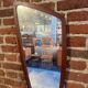 Framed teak mirror, Denmark 1960