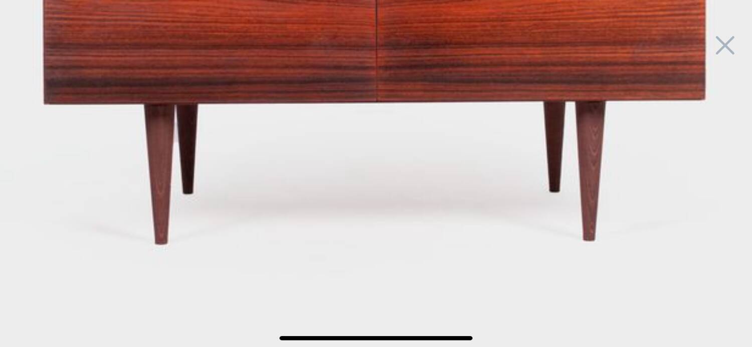 Enfilade scandinave vintage en palissandre