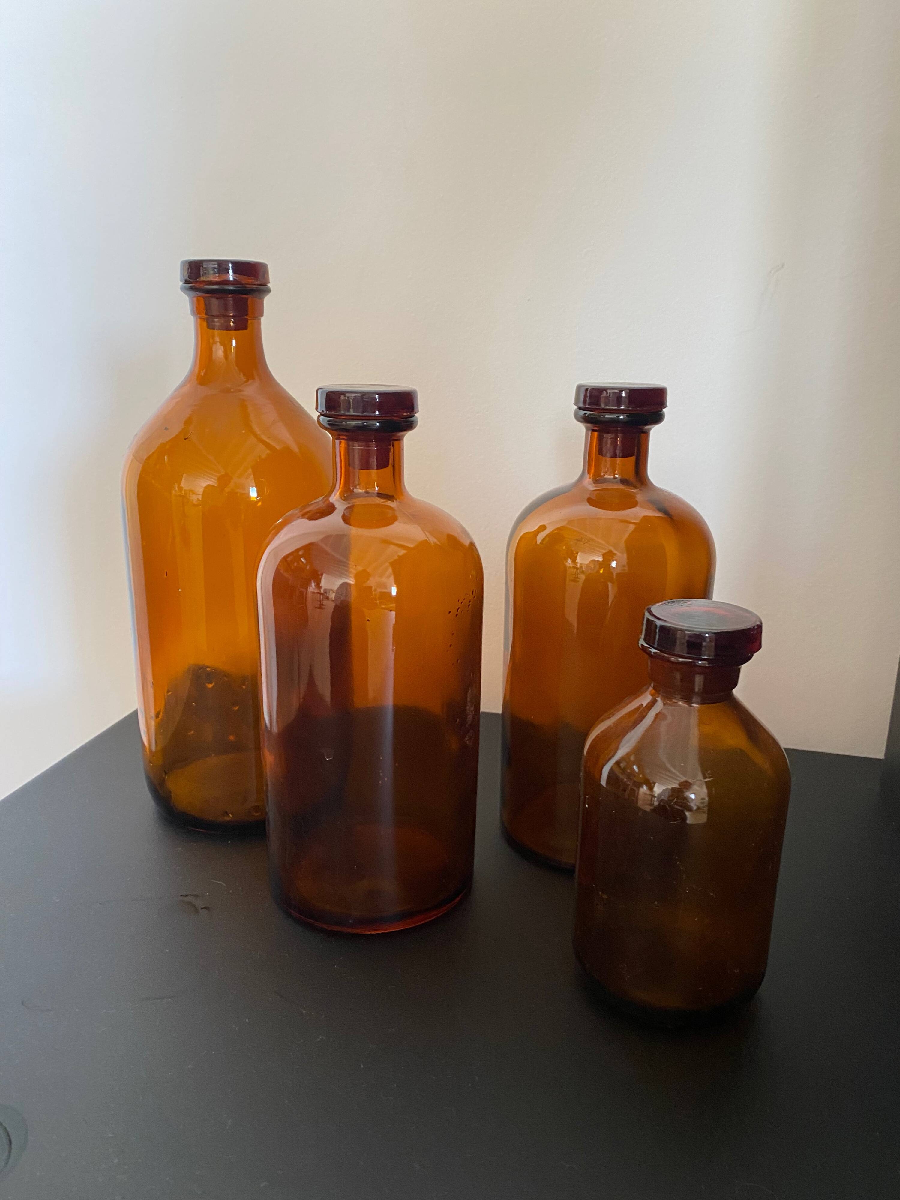 Lot of pharmacy jars