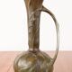 Art Nouveau vase in solid pewter with bronze patina by Louis Chalon 1910.