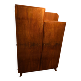 Asymmetrical wardrobe in art deco style