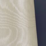 Glass floor lamp with large off-white shade 1960s