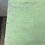 Low green patinated furniture