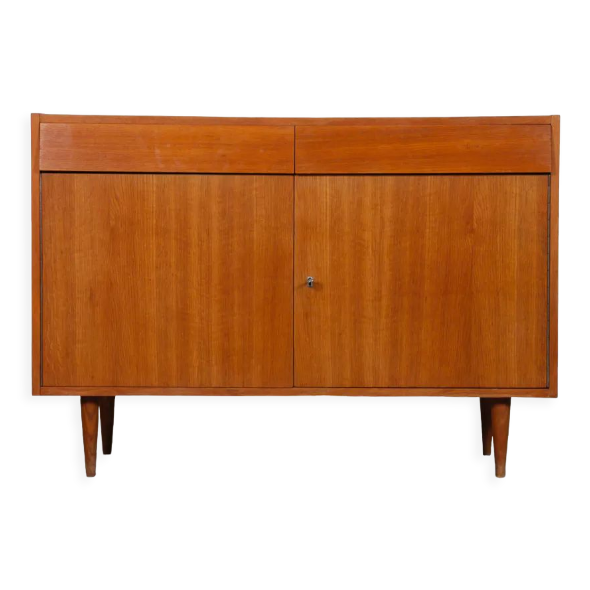 Oak sideboard published by UP Zavody in the 1960s
