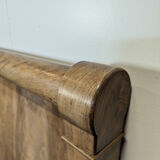 Restoration period daybed in flamed mahogany