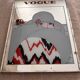 Silkscreen mirror Vogue cover from 1919, 60s 70s.