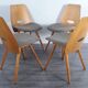 Set 4 chaises Lollipops, design Jiràk, 1960s