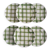 Lot de 6 assiettes à dessert Moulin des loups, Nappe