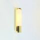 Pair of Hollywood Regency Wall Lights Brass & Opaline Glass Limburg, 1970s