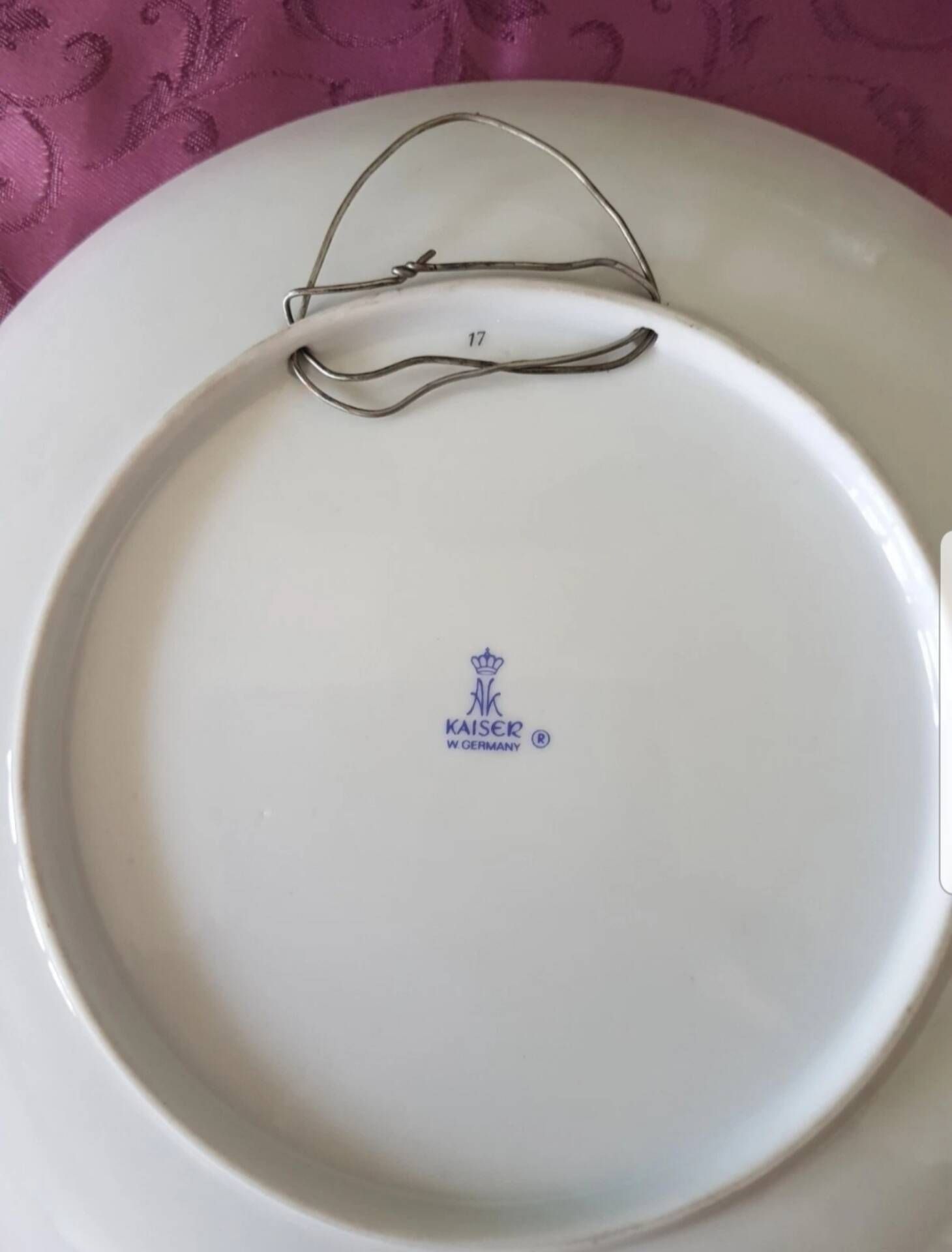 Assiette decorative murale,AK Kaiser, Germany