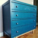 Duck blue art deco dresser