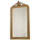 Miroir doré français Louis Philippe antique, fin du 19e siècle