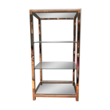 Étagère verre et metal
