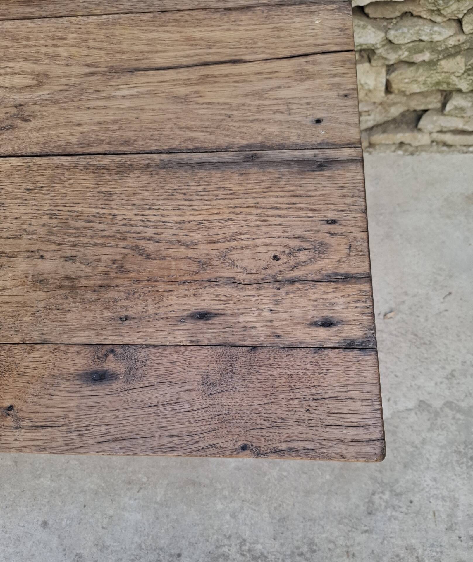 Oak farmhouse table 200cm