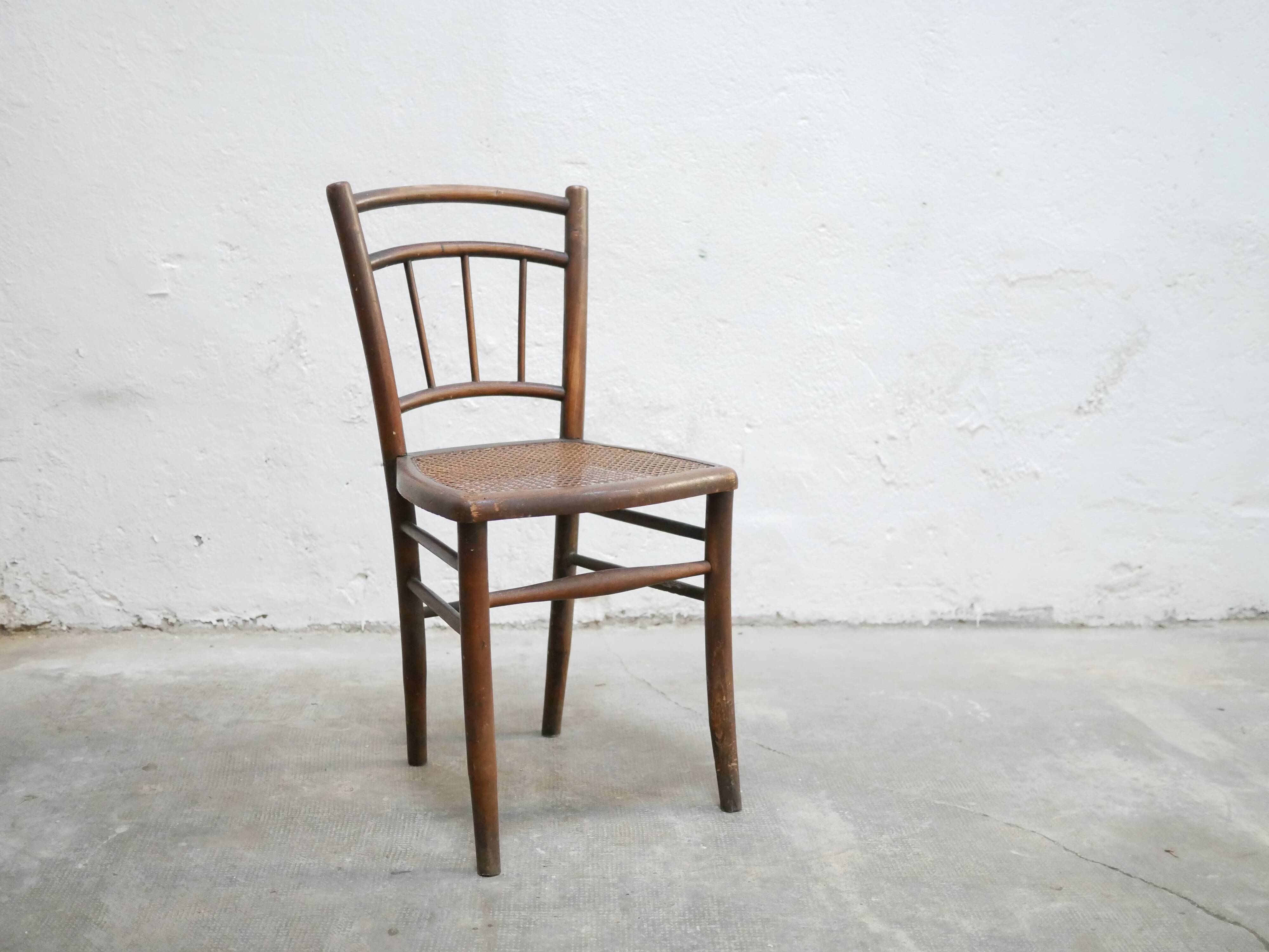 Chaise bistrot vintage cannée