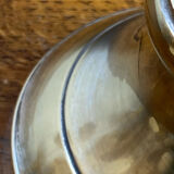 Lucite and brass candlestick, 1960s/70s